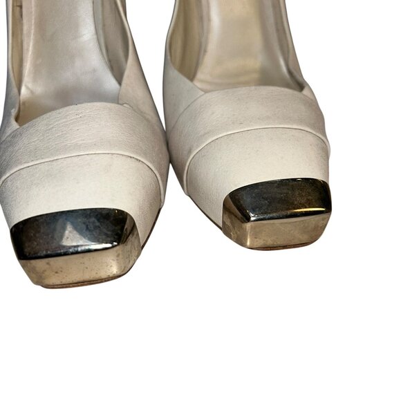 Christian Dior Paris France Runway Catwalk Model Sample bone white silve… - Picture 4 of 7